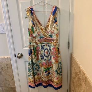 NWT Anthropologie scarf print dress
